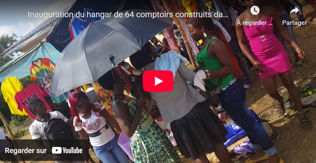 Inauguration du hangar de 64 comptoirs construits dans la commune de DEUK