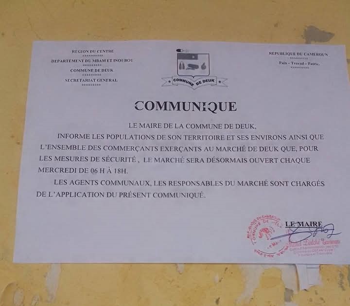 JOUR ET HORAIRES D&rsquo;OUVERTURE DU MARCHE
